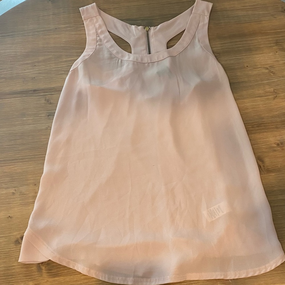 Sheer tank top